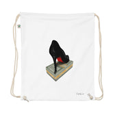 boss lady dust bag cotton bag drawstring bag backpack